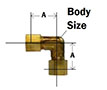 Compression Union Elbow Diagram